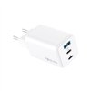 Forever TC-08-65ACC GaN PD QC charger 2x USB-C 1x USB 65W white