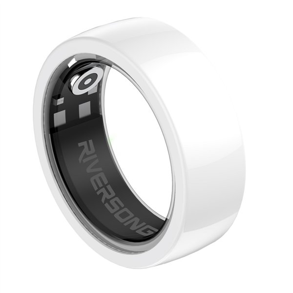 Riversong smart ring Trinity white SR01 size 8 diameter inside 18mm