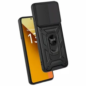 Išmanusis magnetinis dėklas Oppo Reno 12 pro 5G (visame pasaulyje), juodas
