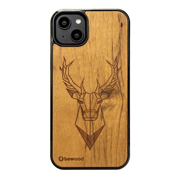 Bewood-kotelo iPhone 15 Plus 6,7":lle, Deer Imbuia