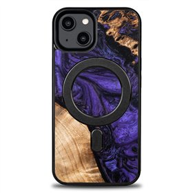 Bewood unikāls iPhone 15 6,1" violets vāciņš ar MagSafe tehnoloģiju