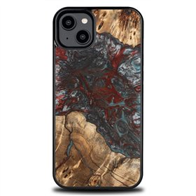 Unikalus „Bewood“ dėklas, skirtas „iPhone 15 Plus 6,7“ ir „Planets Pluto“.