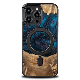 Unikalus „Bewood“ dėklas, skirtas „iPhone 15 Pro Max 6,7“ ir „Planets Neptune“ su „MagSafe“