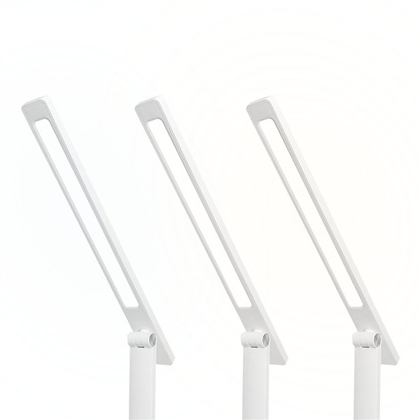 LED stalinė lempa 10W, 3000/4500/6000K, indukcinis įkrovimas, lietimui jautrus valdymas, pritemdymas, balta, LTC