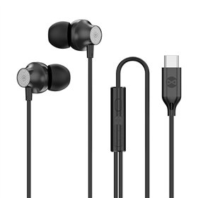 Forever juhtmega kõrvaklapid EP-02 USB-C mustad