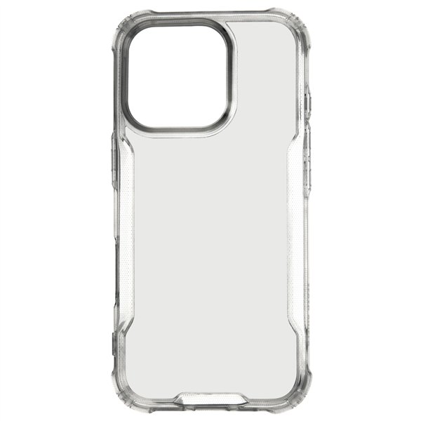Läpinäkyvä iPhone 16 Pro -kotelo, jossa Clear Handle -kahva