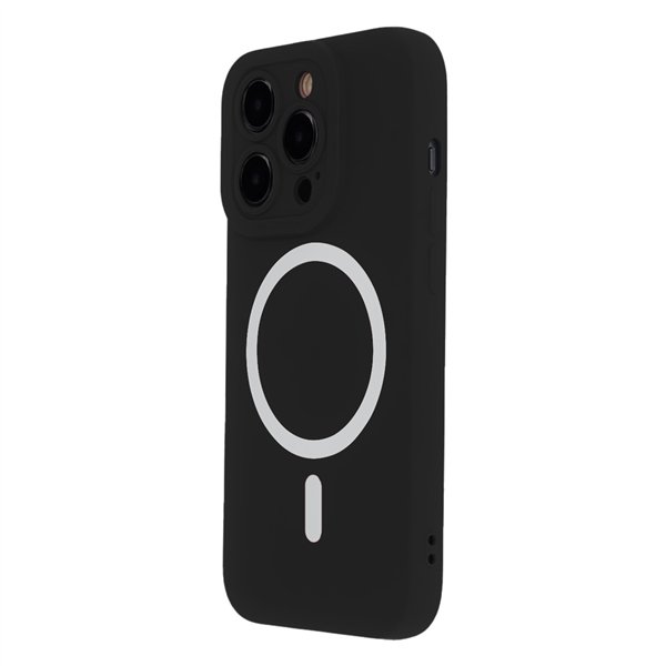 Чехол Silicon Soft Mag для iPhone 16 Pro, черный