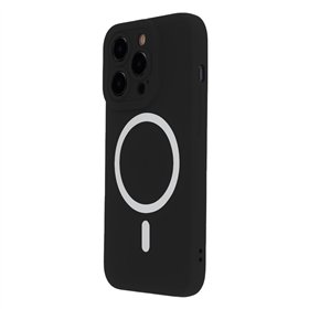 Silicon Soft Mag iPhone 16 Pro Max cover black
