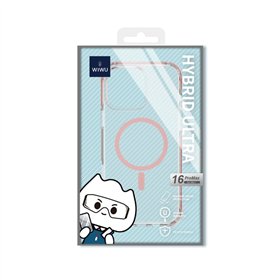 WIWU Hybrid Ultra vāciņš iPhone 16 6,1" rozā HCC-203