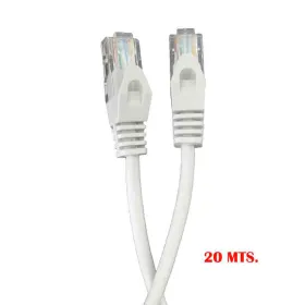UTP 5e kategorijos kietas tinklo laidas EDM 56024 Balta