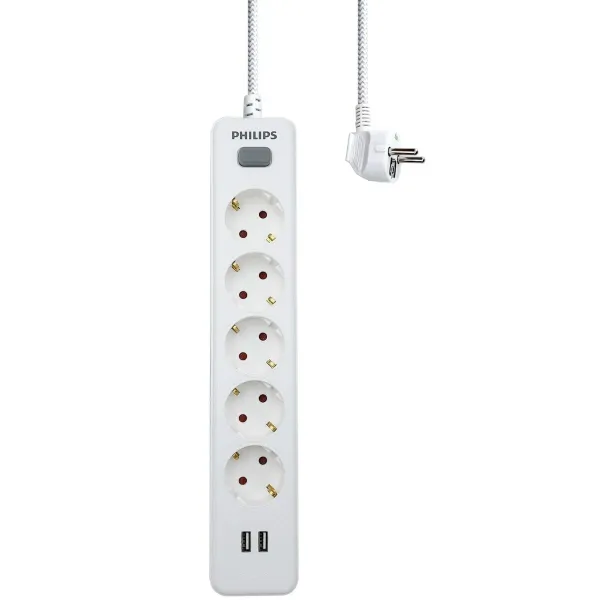 Strāvas virtene - 5 ligzdas Philips