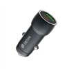 Devia car charger Extreme PD QC 3.0 30W + 18W 1x USB 1x USB-C deep gray