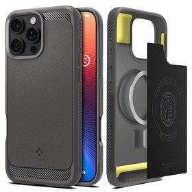 Spigen Rugged Armor Mag Magsafe -kotelo iPhone 16 Pro Maxille 6,9" harmaa