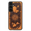 Bewood-kotelo Samsung Galaxy S24 Plus -puhelimelle Compass Merbau
