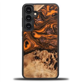 Уникальный чехол Bewood для Samsung Galaxy S24 Plus, оранжевый