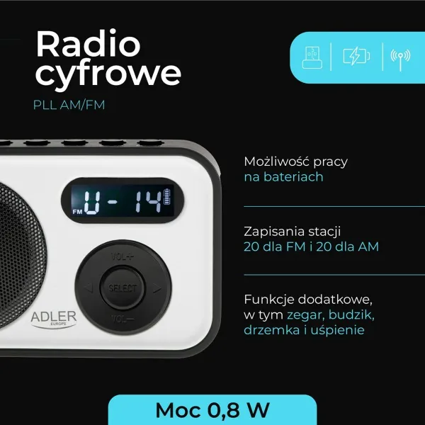 Radio Adler Black