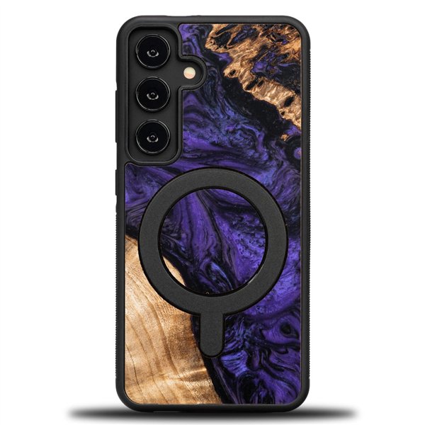 Bewood Unique case for Samsung Galaxy A55 5G Violet with MagSafe