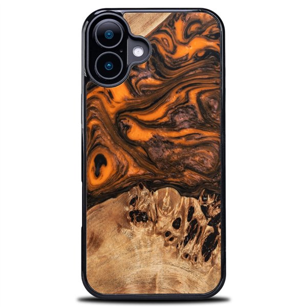 Bewood Unique case for iPhone 16 6,1&quot Orange