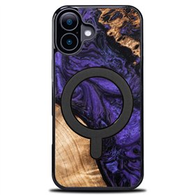 „Bewood“ unikalus „iPhone 16 6,1“ violetinis dėklas su „MagSafe“
