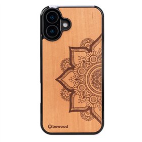 Bewood maciņš iPhone 16 Plus 6,7" telefonam ar mandalu rakstu un ābeles koku