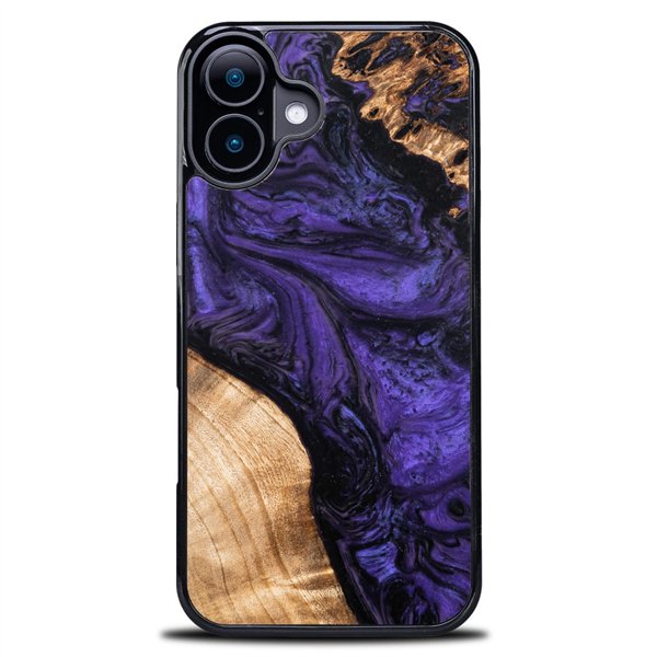 Bewoodin ainutlaatuinen iPhone 16 Plus 6,7" -suojakuori, violetti