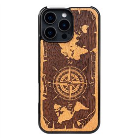 Bewood maciņš iPhone 16 Pro Max 6,9" Compass Merbau