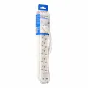 Strāvas virtene - 6 ligzdas ar Slēdzi EDM 41825 Balts 3680 W 250 V 30 W (1,5 m)