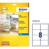Adhesive labels Avery 99,1 x 67,7 mm Transparent