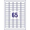 Adhesive labels Avery Transparent 210 x 297 mm 38,1 x 21,2 mm