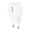 BWOO GaN PD wall charger 1x USB-C port 1A 30W white