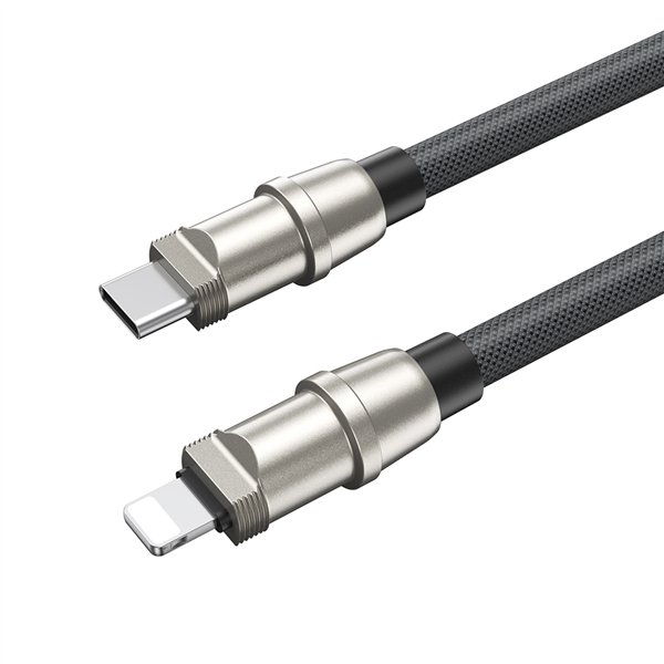 BWOO USB-C - Lightning 1,2 m 27 W laidas su dirželiu