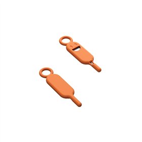 Atslēga/adata SIM kartes paliktņa adatas atslēgu piekariņam, oranža