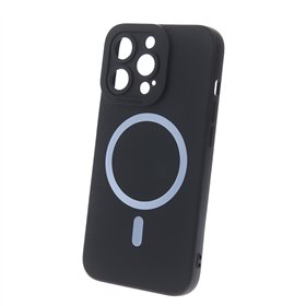 Silicon Mag case for iPhone 16 Plus 6,7&quot black