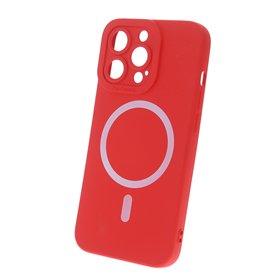 Silicon Mag case for iPhone 16 6,1&quot red
