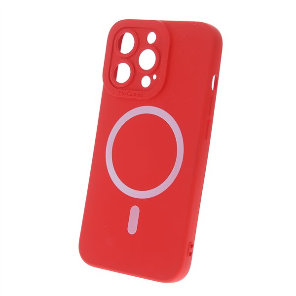 Silicon Mag case for iPhone 16 Pro 6,3&quot red