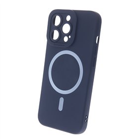 Silicon Mag case for iPhone 16 Plus 6,7&quot dark blue