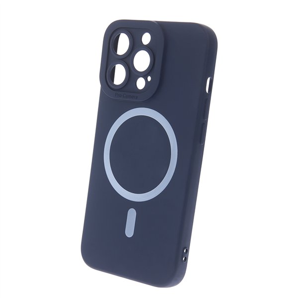 Silicon Mag case for iPhone 16 Plus 6,7&quot dark blue
