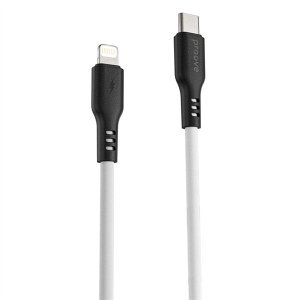 Proove kabelis Rebirth USB-C - Lightning 1m 27W biały