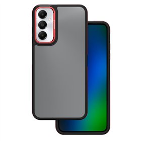 Krištolinis juodas dėklas, skirtas „Samsung Galaxy A16 4G / A16 5G“, raudonas