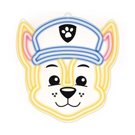 Pakabinamas neoninis LED žibintuvėlis „Paw Patrol“ ant organinio stiklo - Chase OW-130346