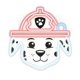 Pakabinamas neoninis LED žibintuvėlis „Paw Patrol“ ant organinio stiklo - Marshall OW-130646