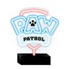 Neoninis LED žibintuvėlis ant stovo Paw Patrol - Logo OW-120146