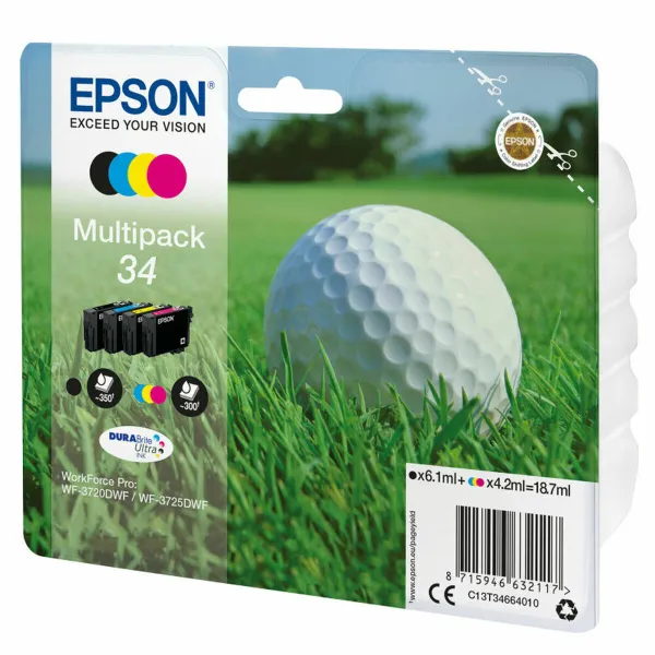 Originaalne Tindikassett Epson 34 Mitmevärviline