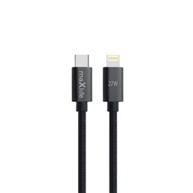Maxlife MXUC-12 cable USB-C - Lightning 2,0 m 27W black