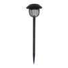 Forever Light Solar LED Lamp Steel Post SUNARI FLS-30 black