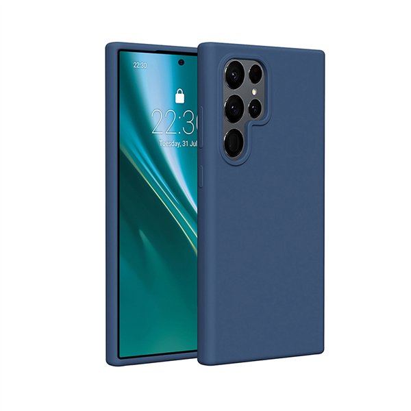 Etteri silikonikotelo Samsung Galaxy S25 Ultra tummansiniselle