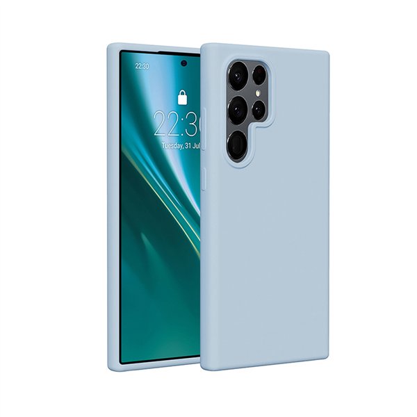 Etteri silikonikotelo Samsung Galaxy S25 Ultra vaaleansiniselle