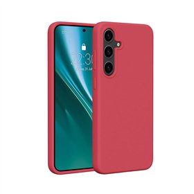 Etteri silikoninis dėklas, skirtas Samsung Galaxy S25 Raspberry