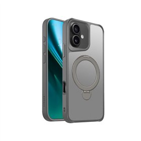 Etteri Matt Mag Ring dėklas, skirtas iPhone 16 6,1&quot pilkas
