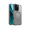 Etteri Matt Mag Ring dėklas, skirtas iPhone 16 Pro 6,3&quot pilkas